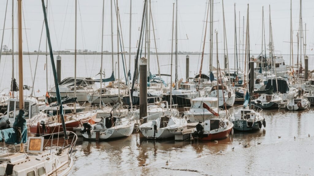 serviced marina berths in Attica where brokerage yachts are viewed by buyers