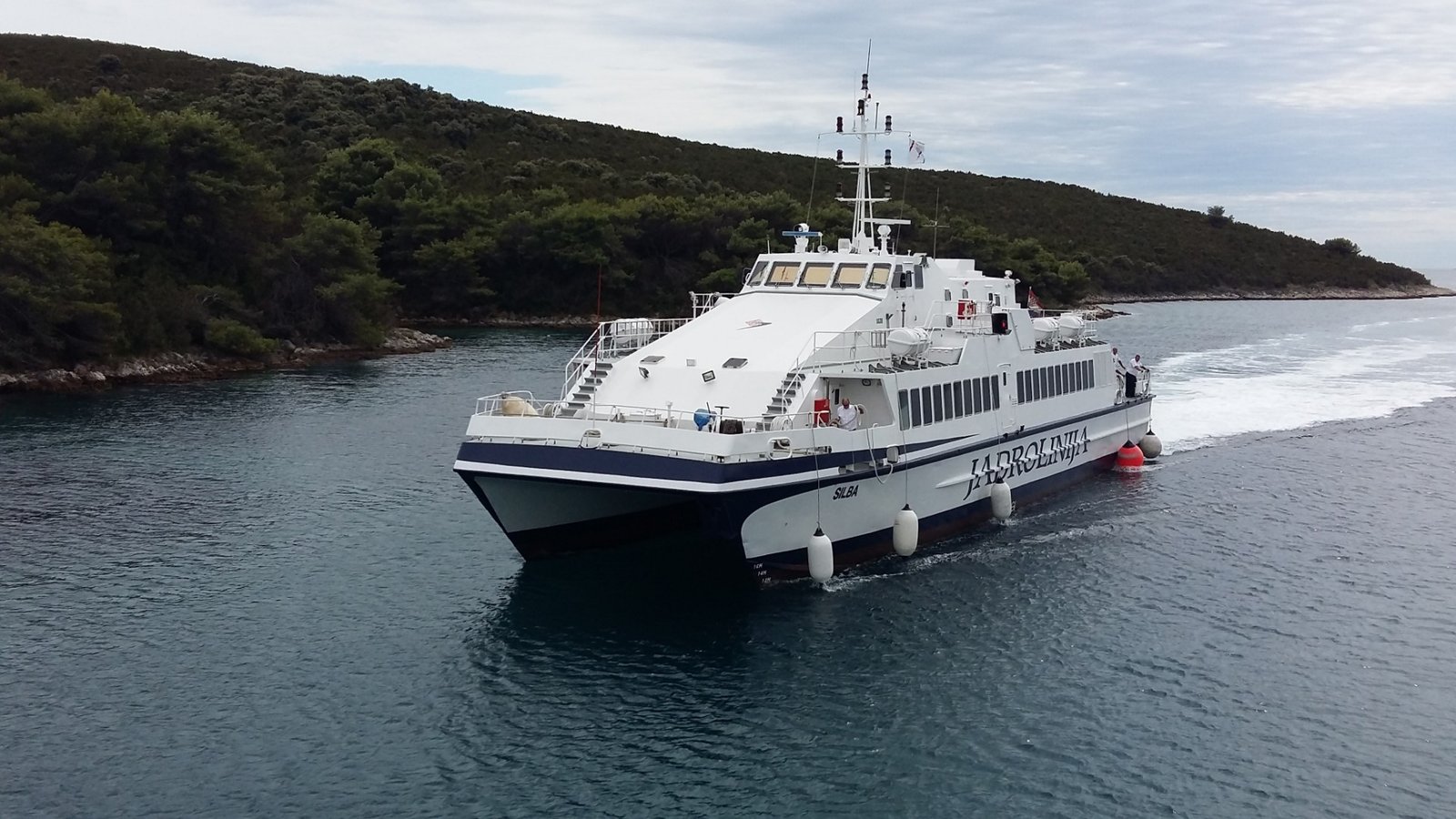 A decluttered saloon photographed for a yacht sales listing in Greece
